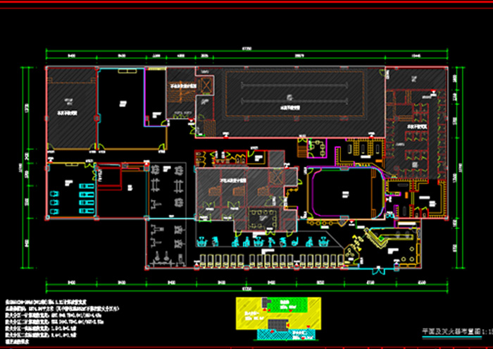 商业建筑健身房室内工程消防设计案例